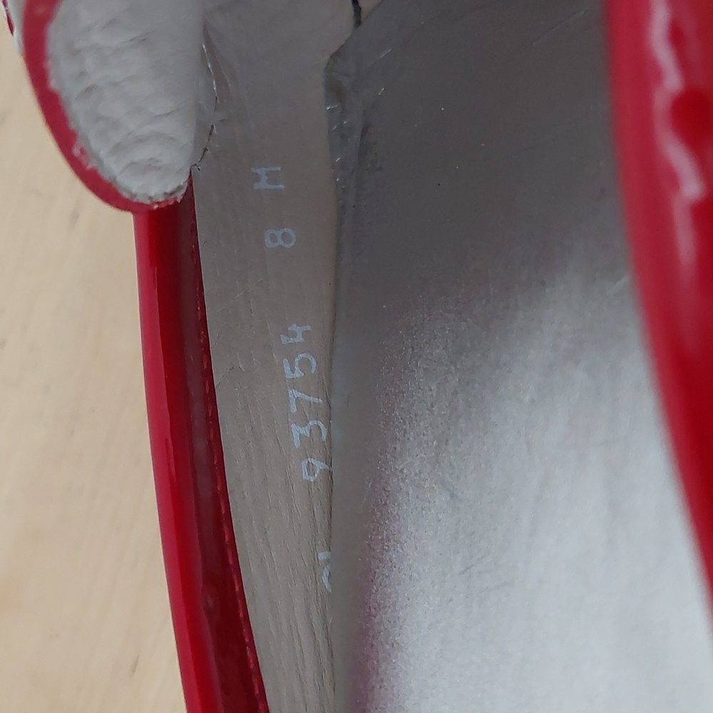 Stuart Weitzman Red Patent Leather Mules - Picture 15 of 15